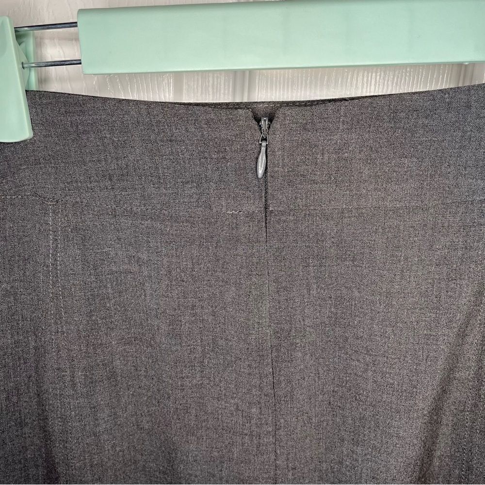 Apostrophe Essentials Pencil Mini Skirt Pockets Grey 8 - Picture 3 of 9